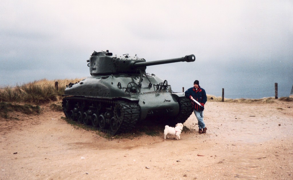 explore DDay beaches with dog